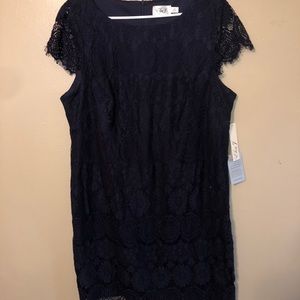 Navy lace dress 16W
